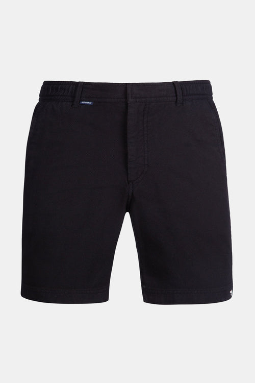 black organic cotton men's shorts with a zip pocket | MR MARVIS