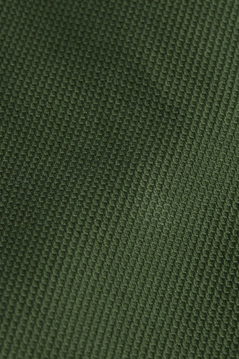 Estates * The Piqués dark green organic cotton men's shorts with a zip pocket | MR MARVIS