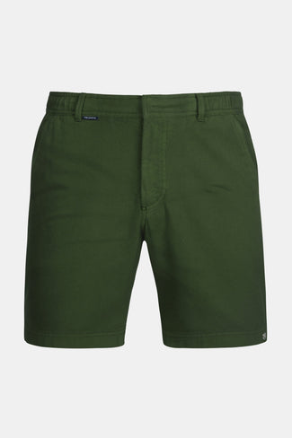 Estates * The Piqués dark green organic cotton men's shorts with a zip pocket | MR MARVIS