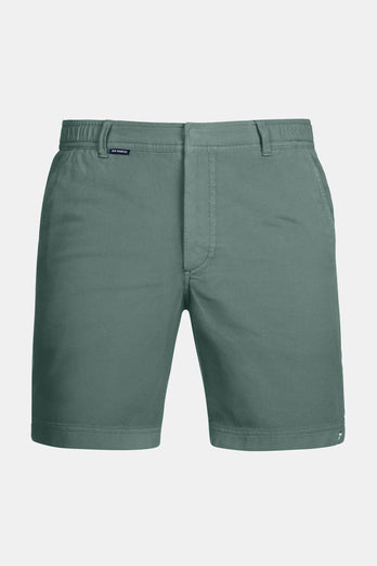 Felsons * The Piqués mid green organic cotton men's shorts with a zip pocket | MR MARVIS