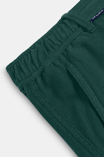 Goodwoods * The Piqués classic green organic cotton men's shorts with a zip pocket | MR MARVIS