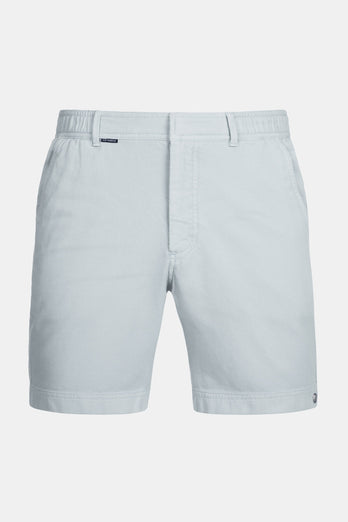 Gullwings * The Piqués light grey organic cotton men's shorts with a zip pocket | MR MARVIS