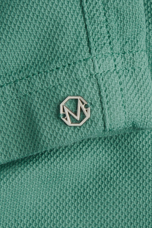 green organic cotton men's shorts with a zip pocket | MR MARVIS