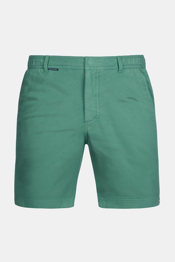 Lawns * The Piqués green organic cotton men's shorts with a zip pocket | MR MARVIS