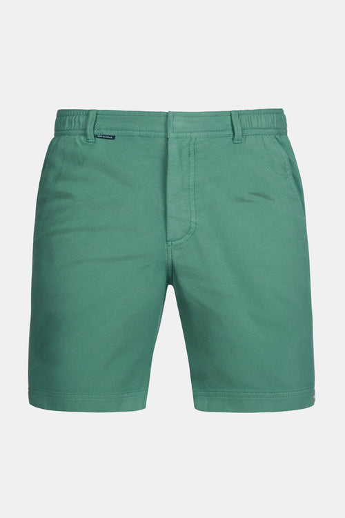green organic cotton men's shorts with a zip pocket | MR MARVIS