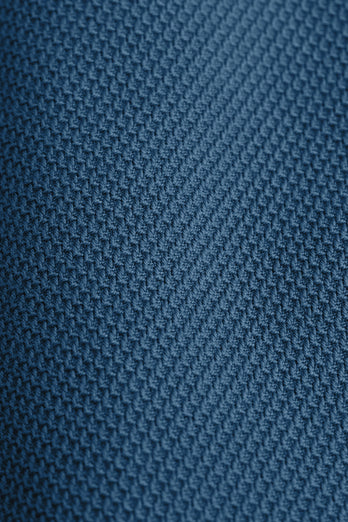 Mavericks * The Piqués blue organic cotton men's shorts with a zip pocket | MR MARVIS