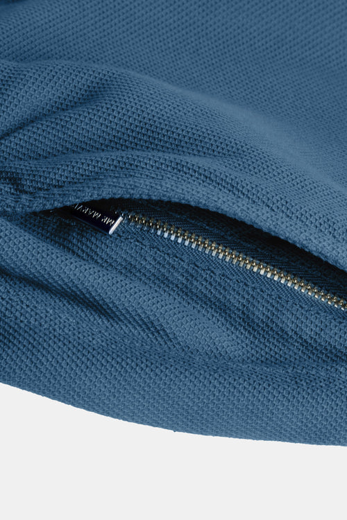 blue organic cotton men's shorts with a zip pocket | MR MARVIS