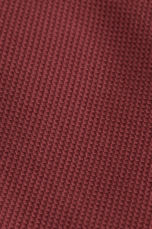 burgundy organic cotton men's shorts with a zip pocket | MR MARVIS