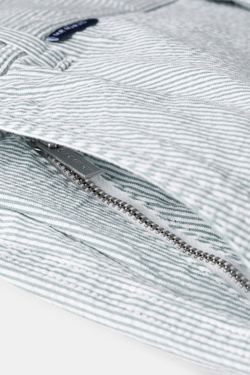 green and white striped lightweight men's shorts | MR MARVIS