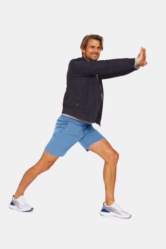 Boulevards * The Sports mid blue men's sports shorts | MR MARVIS