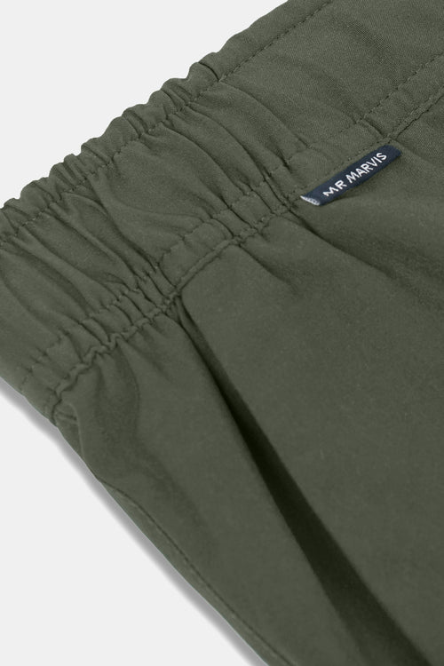 dark green men's sports shorts | MR MARVIS