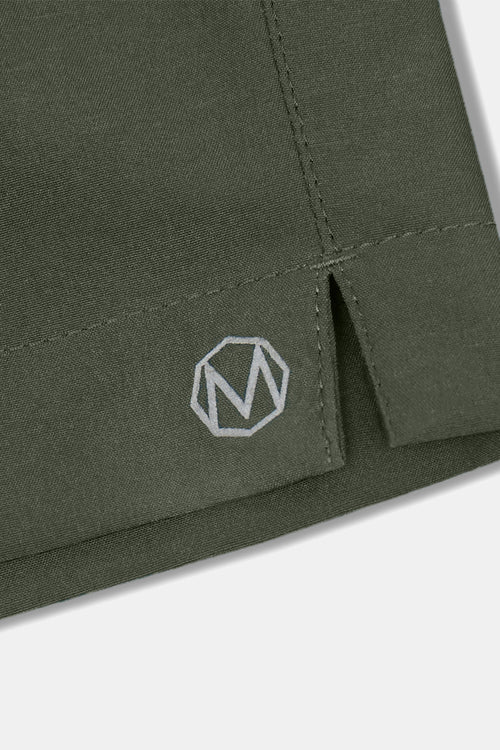dark green men's sports shorts | MR MARVIS