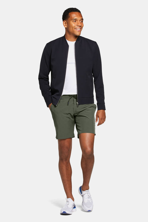 dark green men's sports shorts | MR MARVIS