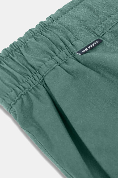 mid green men's sports shorts | MR MARVIS