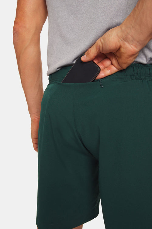 classic green men's sports shorts | MR MARVIS