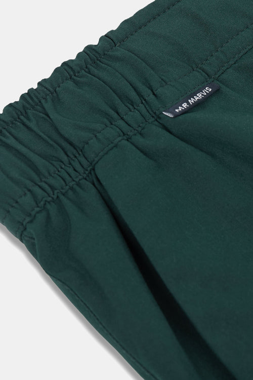 classic green men's sports shorts | MR MARVIS