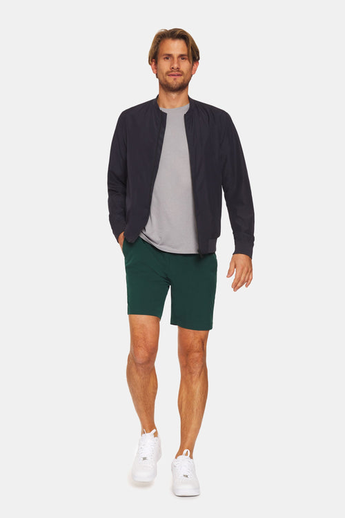 classic green men's sports shorts | MR MARVIS