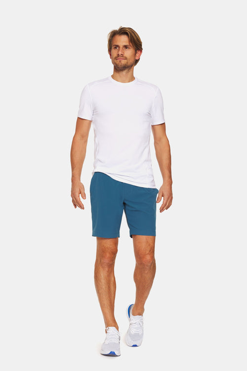 blue men's sports shorts | MR MARVIS