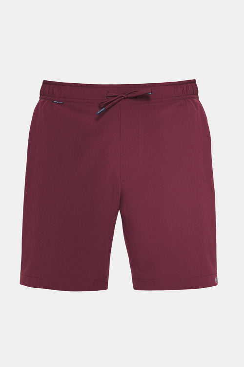burgundy men's sports shorts | MR MARVIS