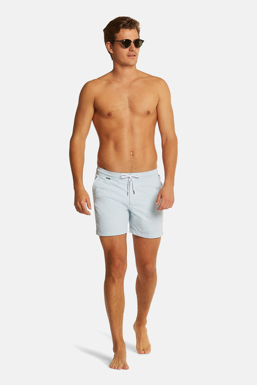 light blue men's swim shorts | MR MARVIS