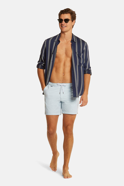 light blue men's swim shorts | MR MARVIS