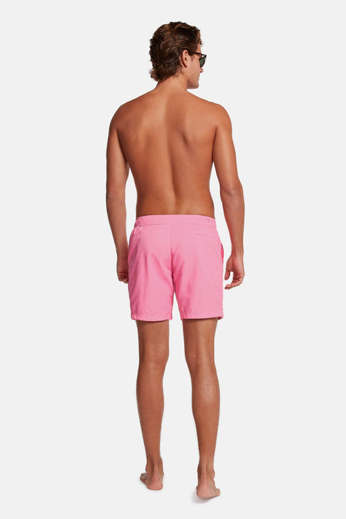 bright pink men's swim shorts | MR MARVIS