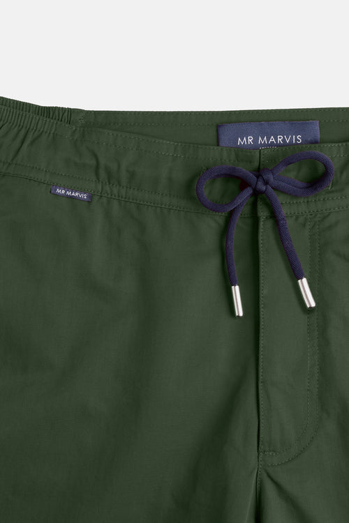 dark green men's swim shorts | MR MARVIS
