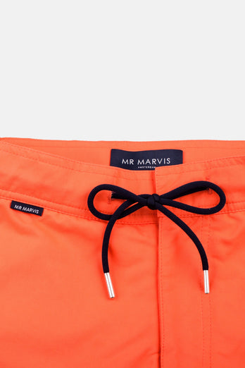 Sunsets * The Swims bright coral men's swim shorts | MR MARVIS