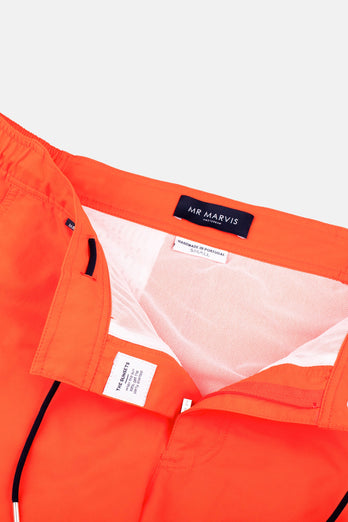 Sunsets * The Swims bright coral men's swim shorts | MR MARVIS