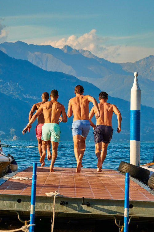 mint green men's swim shorts | MR MARVIS