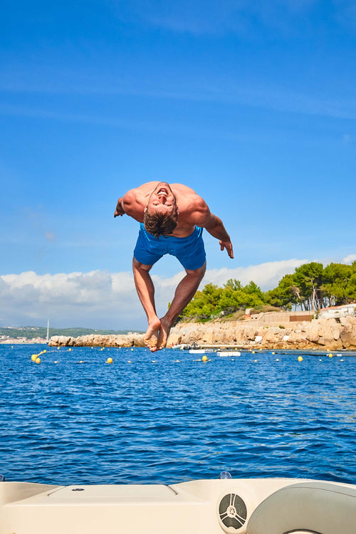 royal blue men's swim shorts | MR MARVIS