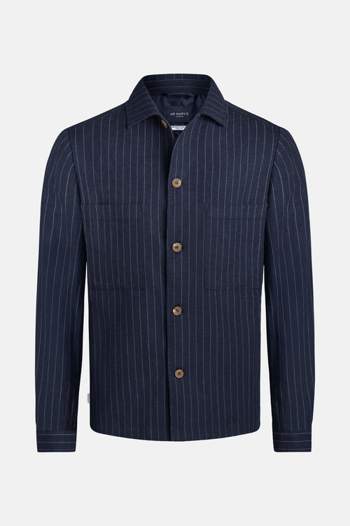 Cosmics Pinstripe * The Linen Shacket