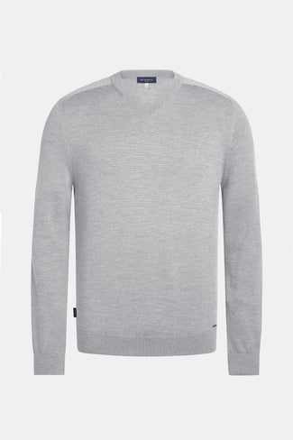 Oysters * The Merino V-neck
