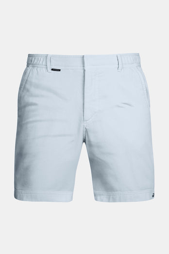light blue organic cotton men's shorts with a zip pocket | MR MARVIS