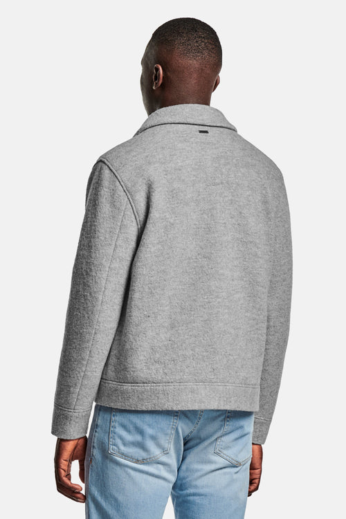 Oysters * The Wool Zip Shacket