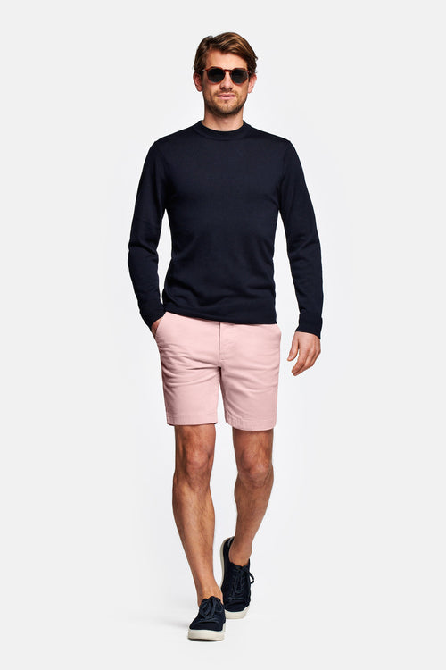 old lavender stretch cotton men's shorts with a zip pocket | MR MARVIS