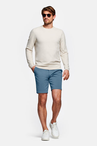 blue soft and stretchy men's shorts | MR MARVIS