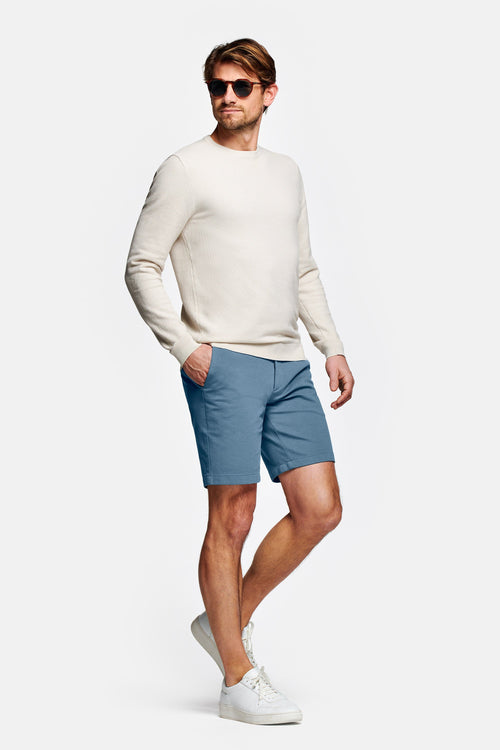 blue soft and stretchy men's shorts | MR MARVIS