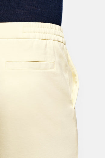 light yellow soft and stretchy men's shorts | MR MARVIS