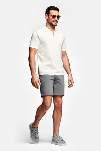 mid grey soft and stretchy men's shorts | MR MARVIS