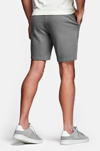 mid grey soft and stretchy men's shorts | MR MARVIS