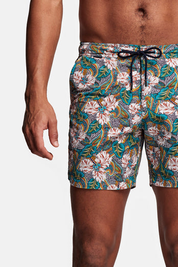 floral print men's swim shorts | MR MARVIS
