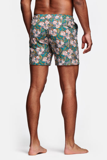 floral print men's swim shorts | MR MARVIS