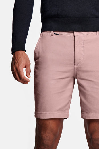 old lavender organic cotton men's shorts with a zip pocket | MR MARVIS
