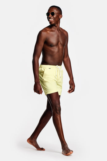 light yellow men's swim shorts | MR MARVIS
