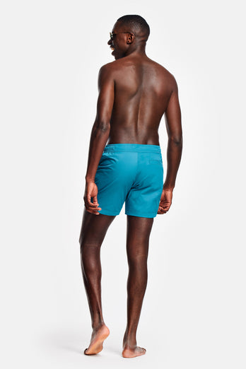 petrol blue men's swim shorts | MR MARVIS