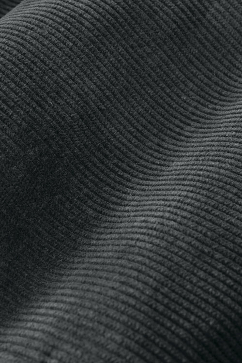 dark grey ribbed corduroy fabric men's trousers | MR MARVIS