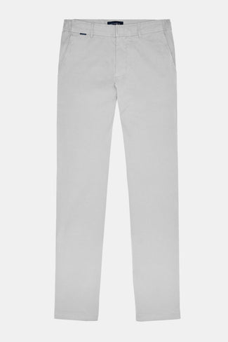 light grey heavy stretch cotton men's trousers | MR MARVIS