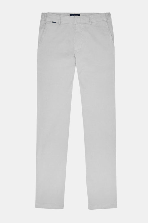 light grey heavy stretch cotton men's trousers | MR MARVIS