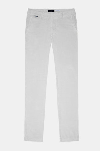 light grey ribbed corduroy fabric men's trousers | MR MARVIS